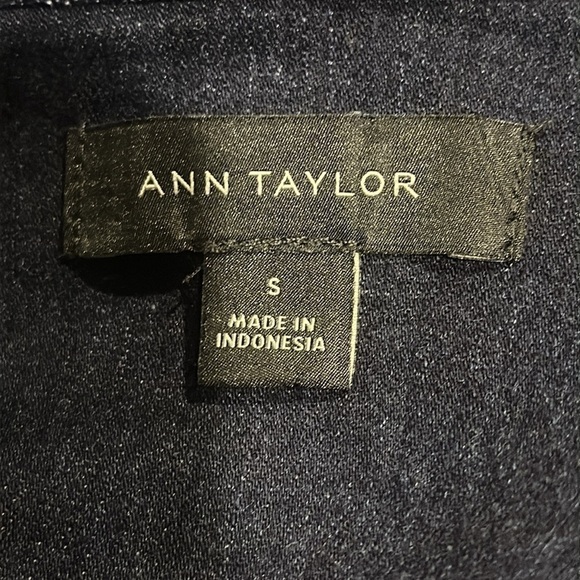 Ann Taylor Denim Peplum Jacket Size Small - EUC - Picture 5 of 6